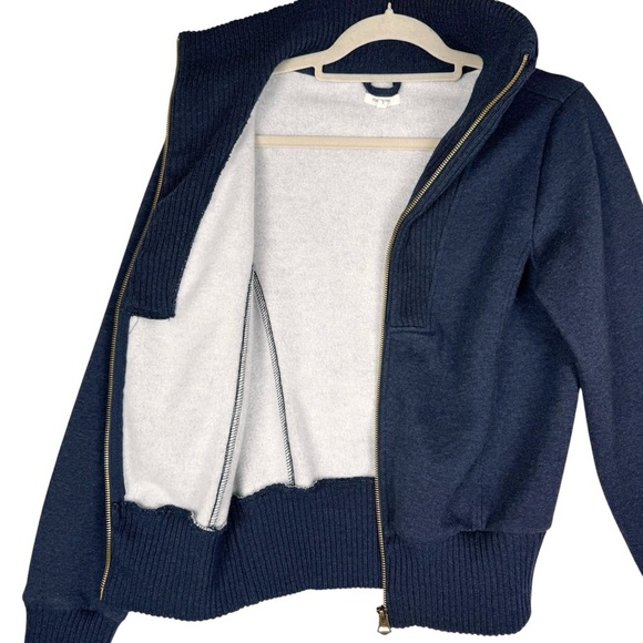 Maurices Zip Up Cardigan Size Small Navy Blue - Picture 5 of 8